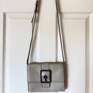 Rebecca Minkoff Light Grey Leather Crossbody Bag